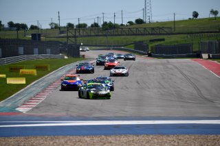 #47 Porsche 718 Cayman GT4 CS MR of Matt Travis and Jason Hart, NOLASPORT, Pro-Am, Pirelli GT4 America, SRO America, Circuit of the Americas, Austin, Texas, April May 2021. | SRO Motorsports Group
