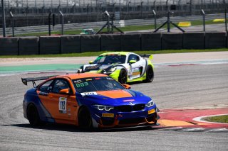 #119 BMW M4 GT4 of Sean Quinlan and Gregory Liefooghe, Stephen Cameron Racing, Pro-Am, Pirelli GT4 America, SRO America, Circuit of the Americas, Austin, Texas, April May 2021. | SRO Motorsports Group