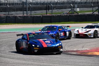 #59 Aston Martin Vantage AMR GT4 of Paul Terry and Brandon Davis, WR Racing, Pro-Am, Pirelli GT4 America, SRO America, Circuit of the Americas, Austin, Texas, April May 2021. | SRO Motorsports Group