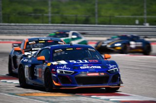 #8 Audi R8 LMS GT4 of Elias Sabo and Andy Lee, GMG Racing, Pro-Am, Pirelli GT4 America, SRO America, Circuit of the Americas, Austin, Texas, April May 2021. | SRO Motorsports Group