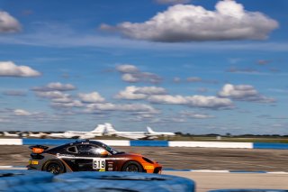 #619 Porsche 718 Cayman GT4 CLUBSPORT of Alain Stad, Stephen Cameron Racing, GT America Powered by AWS, GT4SRO America, Sebring International Raceway, Sebring, FL, September 2021.
 | Regis Lefebure/SRO