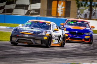 #46 Porsche 718 Cayman GT4 CLUBSPORT MR of Russell Walker and Patrick Byrne, NOLASPORT, Am, Pirelli GT4 America, SRO America, Sebring International Raceway, Sebring, FL, September 2021.
 | Brian Cleary/SRO