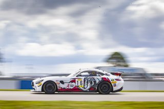 #16 Mercedes-AMG GT4 of John Allen and Kris Wilson, Capstone Motorsports, Am, Pirelli GT4 America, SRO America, Sebring International Raceway, Sebring, FL, September 2021.
 | Brian Cleary/SRO