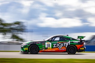 #18 Toyota GR Supra GT4 of Matt Forbush and Damon Surzyshyn, Forbush Performance, Am, Pirelli GT4 America, SRO America, Sebring International Raceway, Sebring, FL, September 2021.
 | Brian Cleary/SRO