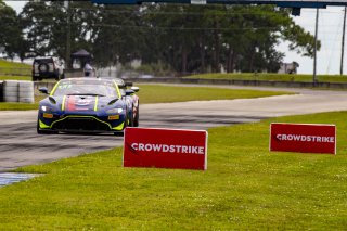 #59 Aston Martin Vantage AMR GT4 of Paul Terry and Brandon Davis, WR Racing, Pro-Am, Pirelli GT4 America, SRO America, Sebring International Raceway, Sebring, FL, September 2021.
 | Brian Cleary/SRO