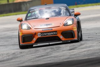 #619 Porsche 718 Cayman GT4 CLUBSPORT of Alain Stad, Stephen Cameron Racing, GT America Powered by AWS, GT4, Sebring International Raceway, Sebring, FL, September 2021.
 | Regis Lefebure/SRO