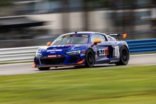 #8 Audi R8 LMS GT4 of Elias Sabo and Andy Lee, GMG Racing, Pro-Am, Pirelli GT4 America, SRO America, Sebring International Raceway, Sebring, FL, September 2021.
 | Regis Lefebure/SRO