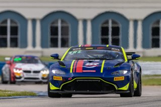 #59 Aston Martin Vantage AMR GT4 of Paul Terry and Brandon Davis, WR Racing, Pro-Am, Pirelli GT4 America, SRO America, Sebring International Raceway, Sebring, FL, September 2021.
 | Regis Lefebure/SRO