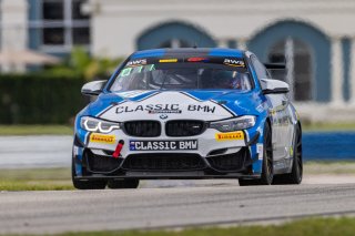 #11 BMW M4 GT4 of Stevan McAleer and Toby Grahovec, Classic BMW, SL, Pirelli GT4 America, SRO America, Sebring International Raceway, Sebring, FL, September 2021.
 | Regis Lefebure/SRO