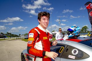 #35 Mercedes-AMG GT4 of Michai Stephens and Colin Mullan, Conquest Racing West, Silver, Pirelli GT4 America, SRO America, Sebring International Raceway, Sebring, FL, September 2021. | Brian Cleary/SRO