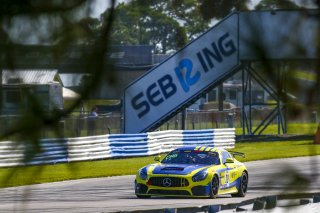 #39 Mercedes-AMG GT4 of Chris Cagnazzi and Guy Cosmo, RENNtech Motorsports, Pro-Am, Pirelli GT4 America, SRO America, Sebring International Raceway, Sebring, FL, September 2021.
 | Dave Green/SRO              