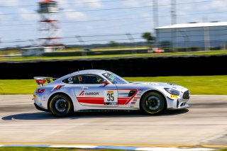 #35 Mercedes-AMG GT4 of Michai Stephens and Colin Mullan, Conquest Racing West, Silver, Pirelli GT4 America, SRO America, Sebring International Raceway, Sebring, FL, September 2021. | Dave Green/SRO              