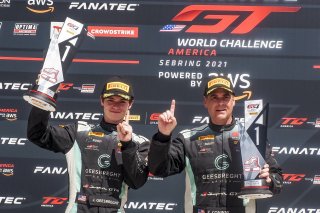 #68 Toyota GR Supra GT4 of Kevin Conway and John Geesbreght, Smooge Racing, Am, Pirelli GT4 America, SRO America, Sebring International Raceway, Sebring, FL, September 2021.
 | Brian Cleary/SRO