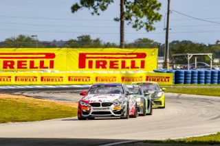 #34 BMW M4 GT4 of James Walker and Bill Auberlen, BimmerWorld Racing, Pro_am, Pirelli GT4 America, SRO America, Sebring International Raceway, Sebring, FL, September 2021.
 | Dave Green/SRO              