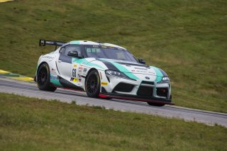 #68 Toyota GR Supra GT4 of Kevin Conway and John Geesbreght, Smooge Racing, Am, Pirelli GT4 America, SRO America, Virginia International Raceway, Alton, VA, June 2021.
 | Brian Cleary/SRO