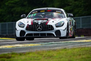 #16 Mercedes-AMG GT4 of John Allen and Kris Wilson, Capstone Motorsports, Am, Pirelli GT4 America, SRO America, VA, VIRginia International Raceway, June 2021. | Fabian Lagunas/SRO