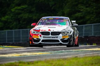 #34 BMW M4 GT4 of James Walker and Bill Auberlen, BimmerWorld Racing, Pro-Am, Pirelli GT4 America, SRO America, VIRginia International Raceway, Alton, VA, June 2021. | Fabian Lagunas/SRO
