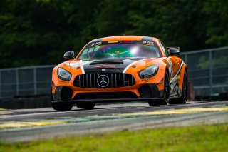 #72 Mercedes-AMG GT4 of Kenny Murillo and Christian Sczymzak, Murillo Racing, SL, Pirelli GT4 America, SRO America, VIRginia International Raceway, Alton, VA, June 2021. | Fabian Lagunas/SRO