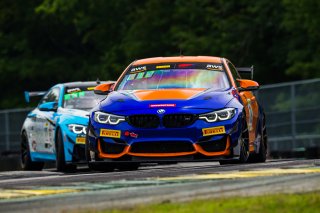 #119 BMW M4 GT4 of Sean Quinlan and Gregory Liefooghe, Stephen Cameron Racing, Pro-Am, Pirelli GT4 America, SRO America, VIRginia International Raceway, Alton, VA, June 2021. | Fabian Lagunas/SRO