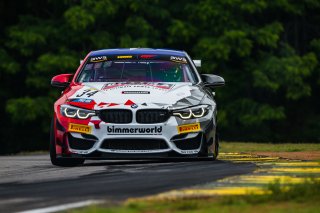#34 BMW M4 GT4 of James Walker and Bill Auberlen, BimmerWorld Racing, Pro-Am, Pirelli GT4 America, SRO America, VIRginia International Raceway, Alton, VA, June 2021. | Fabian Lagunas/SRO