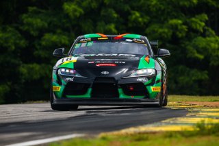 #18 Toyota GR Supra GT4 of Matt Forbush and Damon Surzyshyn, Forbush Performance, Am, Pirelli GT4 America, SRO America, VIRginia International Raceway, Alton, VA, June 2021. | Fabian Lagunas/SRO