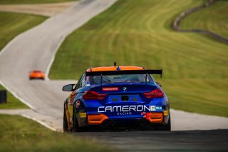 #119 BMW M4 GT4 of Sean Quinlan and Gregory Liefooghe, Stephen Cameron Racing, Pro-Am, Pirelli GT4 America, SRO America, VIRginia International Raceway, Alton, VA, June 2021. | Fabian Lagunas/SRO