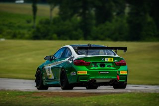 #98 BMW M4 GT4 of Paul Sparta and Andrew Wikstrom, Random Vandals Racing, Am, Pirelli GT4 America, SRO America, VIRginia International Raceway, Alton, VA, June 2021. | Fabian Lagunas/SRO