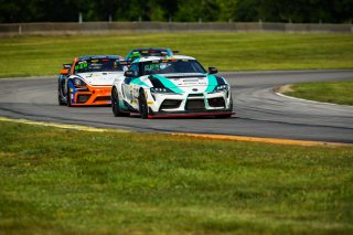 #68 Toyota GR Supra GT4 of Kevin Conway and John Geesbreght, Smooge Racing, Pro-Am, Pirelli GT4 America, SRO America, VIRginia International Raceway, Alton, VA, June 2021. | Fabian Lagunas/SRO