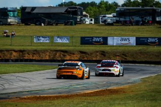 #46 Porsche 718 Cayman GT4 CS MR of David Walker and Russell Walker, NOLASPORT, Am, Pirelli GT4 America, SRO America, Road America, Elkhart Lake, Wisconsin, August 2021. | Fabian Lagunas/SRO