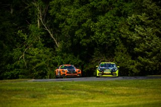 #47 Porsche 718 Cayman GT4 CS MR of Matt Travis and Jason Hart, NOLASPORT, Pro-Am, Pirelli GT4 America, SRO America, VIRginia International Raceway, Alton, VA, June 2021. | Fabian Lagunas/SRO