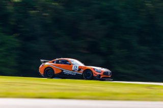 #72 Mercedes-AMG GT4 of Kenny Murillo and Christian Sczymzak, Murillo Racing, SL, Pirelli GT4 America, SRO America, VIRginia International Raceway, Alton, VA, June 2021. | Fabian Lagunas/SRO