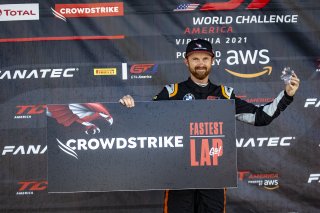 #119 BMW M4 GT4 of Sean Quinlan and Gregory Liefooghe, Stephen Cameron Racing, Pro-Am, Pirelli GT4 America, SRO America, Virginia International Raceway, Alton, VA, June 2021.
 | Regis Lefebure/SRO