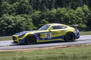 #39 Mercedes-AMG GT4 of Chris Cagnazzi and Guy Cosmo, RENNtech Motorsports, Pro-Am, Pirelli GT4 America, SRO America, Virginia International Raceway, Alton, VA, June 2021.
 | Regis Lefebure/SRO