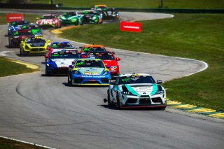 #68 Toyota GR Supra GT4 of Kevin Conway and John Geesbreght, Smooge Racing, Pro-Am, Pirelli GT4 America, SRO America, VIRginia International Raceway, Alton, VA, June 2021. | Fabian Lagunas/SRO