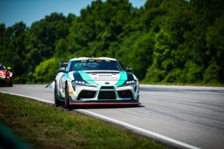 #68 Toyota GR Supra GT4 of Kevin Conway and John Geesbreght, Smooge Racing, Pro-Am, Pirelli GT4 America, SRO America, VIRginia International Raceway, Alton, VA, June 2021. | Fabian Lagunas/SRO