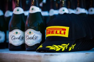 Podium, Pirelli GT4 America, SRO America, VA, VIRginia International Raceway, June 2021. | Fabian Lagunas/SRO