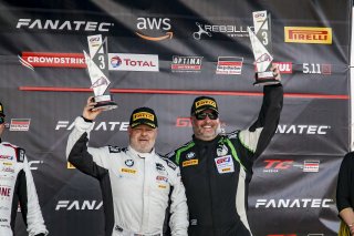 #98 BMW M4 GT4 of Paul Sparta and Andrew Wikstrom, Random Vandals Racing, Am, Pirelli GT4 America, SRO America, VIRginia International Raceway, Alton, VA, June 2021. | Brian Cleary/SRO