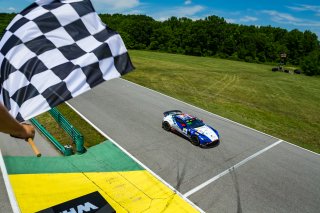 #15 Aston Martin Vantage AMR GT4 of Bryan Putt and Kenton Koch, BSport Racing, Pro-Am, Pirelli GT4 America, SRO America, VA, VIRginia International Raceway, June 2021. | Fabian Lagunas/SRO