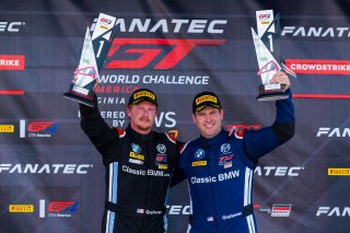 #11 BMW M4 GT4 of Stevan McAleer and Toby Grahovec, Classic BMW, SL, Pirelli GT4 America, SRO America, VA, VIRginia International Raceway, June 2021. | Fabian Lagunas/SRO