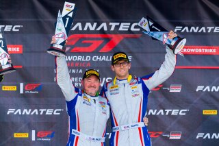 #15 Aston Martin Vantage AMR GT4 of Bryan Putt and Kenton Koch, BSport Racing, Pro-Am, Pirelli GT4 America, SRO America, VA, VIRginia International Raceway, June 2021. | Fabian Lagunas/SRO
