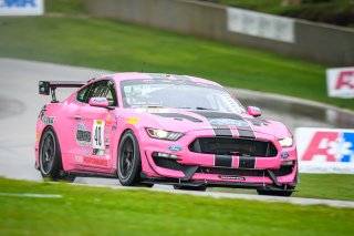 #40 Ford Mustang GT4 of James Pesek and Chad McCumbee, PF Racing, Pro-Am, Pirelli GT4 America, SRO America, Road America, Elkhart Lake, Aug 2021.
 | SRO Motorsports Group