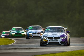 #36 BMW M4 GT4 of James Clay and Nick Galante, BimmerWorld Racing, SL, Pirelli GT4 America, SRO America, Road America, Elkhart Lake, Wisconsin, August 2021. | Fabian Lagunas/SRO