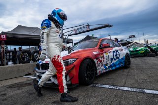 #94 BMW M4 GT4 of Jon Miller and Chandler Hull, BimmerWorld Racing, SL, Pirelli GT4 America, SRO America, Road America, Elkhart Lake, Wisconsin, August 2021. | Fabian Lagunas/SRO
