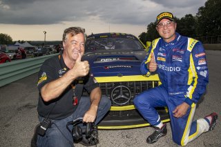 #39 Mercedes-AMG GT4 of Chris Cagnazzi and Guy Cosmo, RENNtech Motorsports, GT America Powered by AWS, GT4, SRO America, Road America, Elkhart Lake, Aug 2021.
 | Brian Cleary/SRO