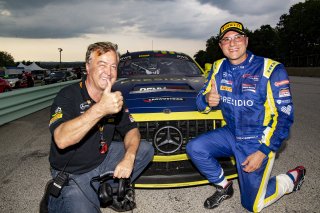 #39 Mercedes-AMG GT4 of Chris Cagnazzi and Guy Cosmo, RENNtech Motorsports, GT America Powered by AWS, GT4, SRO America, Road America, Elkhart Lake, Aug 2021.
 | Brian Cleary/SRO