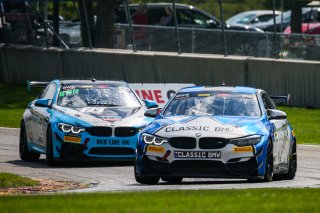 #11 BMW M4 GT4 of Stevan McAleer and Toby Grahovec, Classic BMW, SL, Pirelli GT4 America, SRO America, Road America, Elkhart Lake, Aug 2021.
 | Sarah Weeks/SRO             