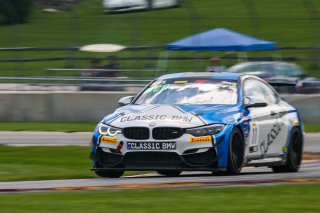 #11 BMW M4 GT4 of Stevan McAleer and Toby Grahovec, Classic BMW, SL, Pirelli GT4 America, SRO America, Road America, Elkhart Lake, Aug 2021.
 | Sarah Weeks/SRO             