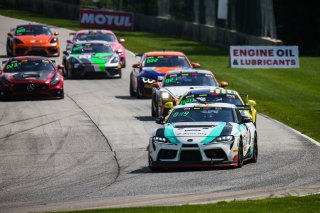 #68 Toyota GR Supra GT4 of Kevin Conway and John Geesbreght, Smooge Racing, Am, Pirelli GT4 America, SRO America, Road America, Elkhart Lake, Aug 2021.
 | Sarah Weeks/SRO             