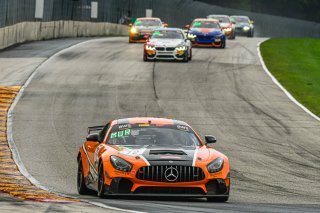 #72 Mercedes-AMG GT4 of Kenny Murillo and Christian Szymczak, Murillo Racing, SL, Pirelli GT4 America, SRO America, Road America, Elkhart Lake, Aug 2021.
 | SRO Motorsports Group