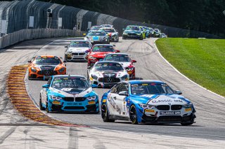 #11 BMW M4 GT4 of Stevan McAleer and Toby Grahovec, Classic BMW, SL, Pirelli GT4 America, SRO America, Road America, Elkhart Lake, Aug 2021.
 | SRO Motorsports Group